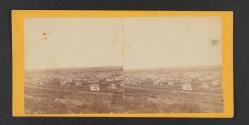 Lawrence, Kansas. From Mount Oriad. 323 miles west of St. Louis, Mo.