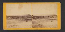 Depot at Topeka, Kansas. 361 miles west of St. Louis, Mo.