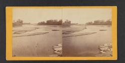 View on Kansas River at Manhattan, Kansas. 402 miles west of St. Louis, Mo.