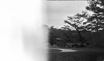 Partially exposed garden view, Japan Trip