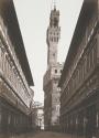 Il Portico degli Uffizi e il Palazzo Vecchio