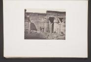 Thèbes, Médinet Habou, Péristyle du Palais de Ramsès Méiamoun