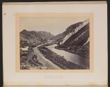 Wilhelmina's Pass, Distant View of Serrated Rocks or Devil's Slide, Weber Canyon, Utah