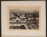 Salt Lake City, Camp Douglas and Wasatch Mountains in the background