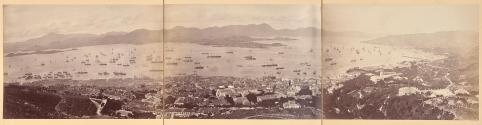 Hong Kong Harbor (taken from above the city)