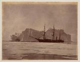 The Steamer in an Open Lead Moored to the Edge of the Ice Field