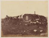 Esquimaux Igloe, or Winter Hut, Made of Turf and Stones