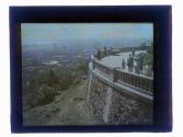 [Tourists overlooking city]