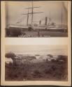 S.S. Corona and Ancon at Sitka \ [Elevated view of buildings in Sitka, Alaska]