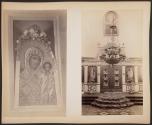 [View of the Sitka Mother of God Icon at St. Michael's Cathedral in Sitka, Alaska] \ [View of the interior of St. Michael's Cathedral in Sitka, Alaska]