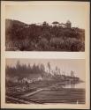 Indian Graves, Sitka \ [Buildings, boats, and the Northwest Trading Company in Killisnoo, Alaska]
