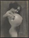 [Nude girl with ball]