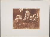 [John Henning with Margaret McCandlish and five women]