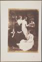 [Miss Watson, Miss Sarah Watson, Mrs. Mary Watson, Miss Mary Watson, Agnes Milne, Ellen Milne, and boy]