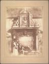 [Greyfriars' Churchyard, the Dennistoun monument with two men, two women and David Octavius Hill]