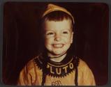 [Boy in Halloween costume]