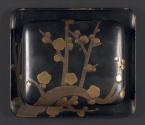 Lacquer box and tray received By George Eastman in Japan