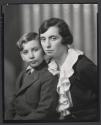Anna Rosenberg and son, Thomas Rosenberg