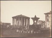 [Fountain of the Tritons and Temple of Hercules Victor, Rome]