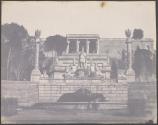 [Fountain in Piazza del Popolo and Pincio Balcony]