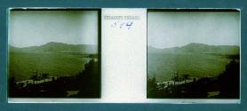 [View of water surrounded by hills]