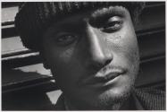 [Young black man, close-up of face]