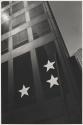 [Architecture, star designs in window]