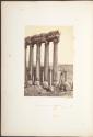 The Great Pillars and Smaller Temple, Baalbec