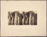 The Memnonium, Thebes, Near View of the Columns