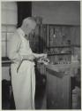 George Eastman in his third floor laboratory