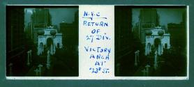 NYC return of 27th Div Victory Arch at 23 st