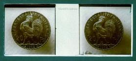 [1902 20 Fcs coin]