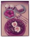 [Egg dinner spread]