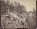 Oregon & California Railroad near Summit of Siskiyou Mountains, California