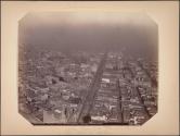 Photo from the "Examiner" balloon, elevation 1200 feet, the City towards the Bay