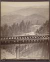 Oregon & California Railroad, Loop Showing Three Trestles, Siskiyou Mountains, California
