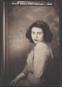 [Young woman, over the shoulder pose]