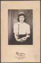 [Jacob Riis High School, Chicago, Class of 1945 graduation portrait of woman]