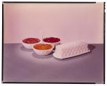 [Three bowls of jam]