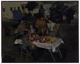 [Dinner on movie set]