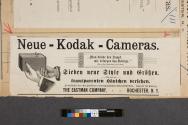 German advertisement for Kodak cameras