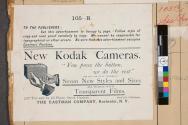 Advertisement for new Kodak cameras
