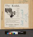 Advertisement for the Kodak camera