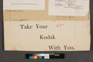 Advertisement for the Kodak camera