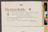 Advertisement for the new $10 Kodak camera