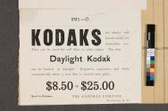 Advertisement for the Daylight Kodak camera
