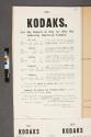 Advertisement for various Kodak cameras