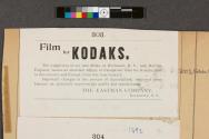 Advertisement for Kodak Film