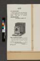 Advertisement for the Folding Kodet Camera