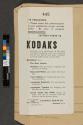 Advertisement for Kodak Cameras